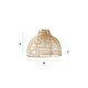 image 6 of ValueLights Pair Of Lobster Wicker Rattan Cream Lamp Shades Cream