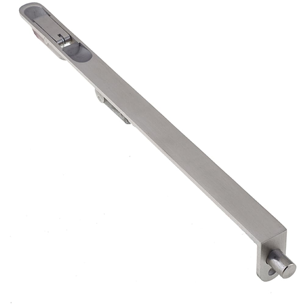 Lever Action Radiused Flushbolts 305x20mm Satin Stainless Steel for Double Doors