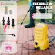 image 3 of Drain cleaning hose set including 2 nozzles and 3 adapters | Black | black | 30 m | 1