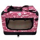 image 1 of HugglePets Fabric Crate Foldable Pet Carrier Multi | S