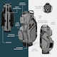 image 2 of Big Rig Golf Bag - Heather Grey