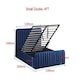 image 5 of Ottoman Storage Bed blue 4ft Double velvet bed gas lift up Storage Bed bedroom furniture