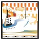 image 2 of Art deco ship (Picture Frame) Brown | S