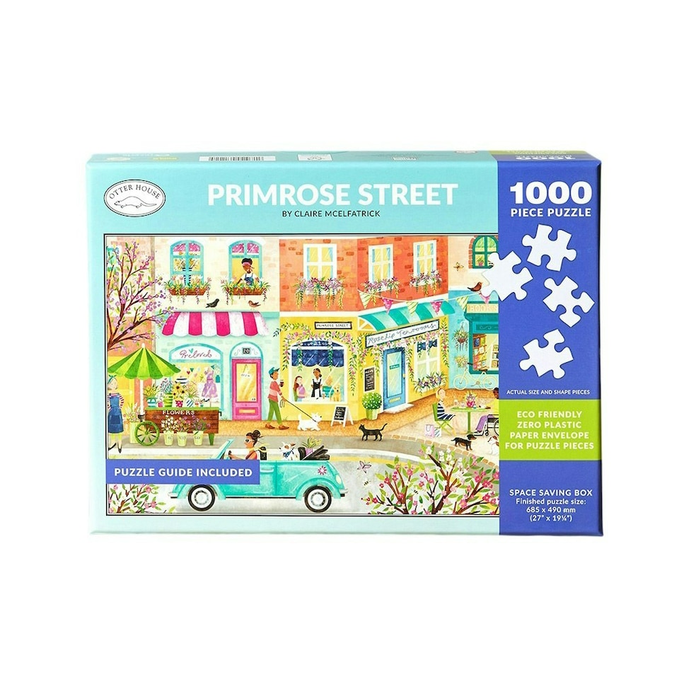 image 1 of Otter House 1000 Piece Jigsaw Puzzle Primrose Street