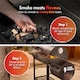 image 5 of VonHaus Charcoal BBQ, Barrel Barbecue with Offset Smoker
