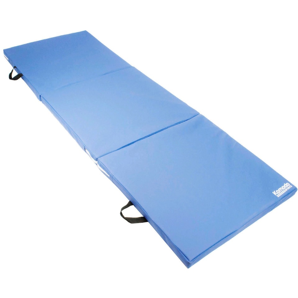 image 1 of Komodo Tri Folding Yoga Mat - Light Blue