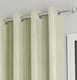 image 3 of Enhanced Living Goodwood Green Thermal, Energy Saving, Dimout Eyelet Curtains with Wave Pattern (PAIR) - 90 x 90 inch (229x229cm)