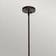 image 2 of Everly 1 Light Medium Dome Ceiling Pendant Light Bronze, E27