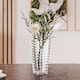 image 10 of Crystal Look Heavy Glass Bouquet Flower Vase Holder Home Table Elegant Decor | Clear | London