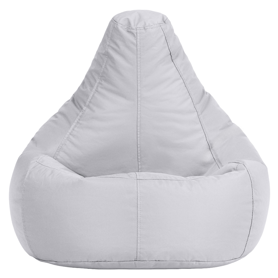 image 1 of Icon Kids Dalton High Back Indoor Outdoor Bean Bag, Grey