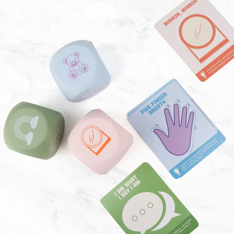 image 1 of Myga Mindful Dice and Card Set