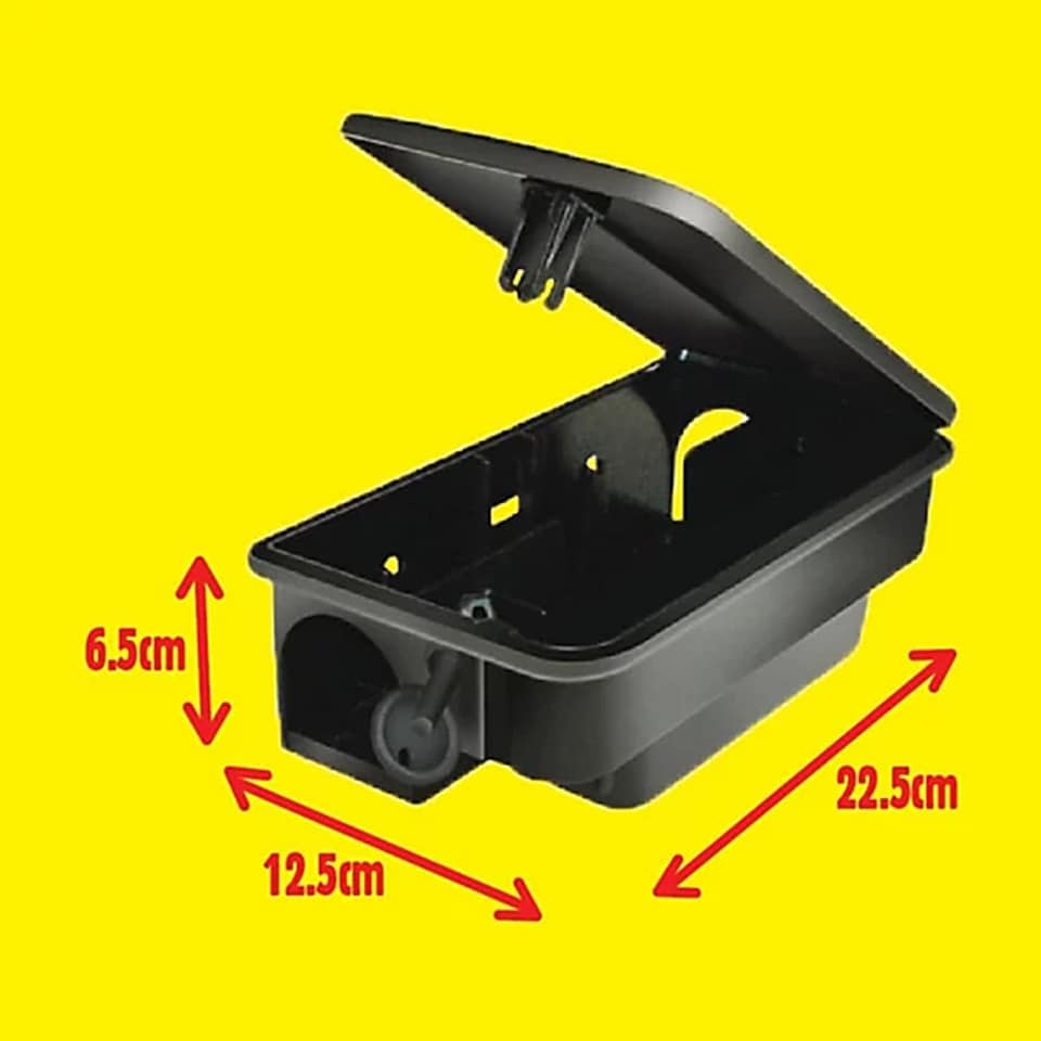 image 1 of The Big Cheese Rat and Mouse Bait Station Tamper Resistant Lockable Indoor Outdoor