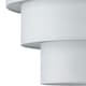image 3 of Barty - White 38cm Tiered Pendant Shade White