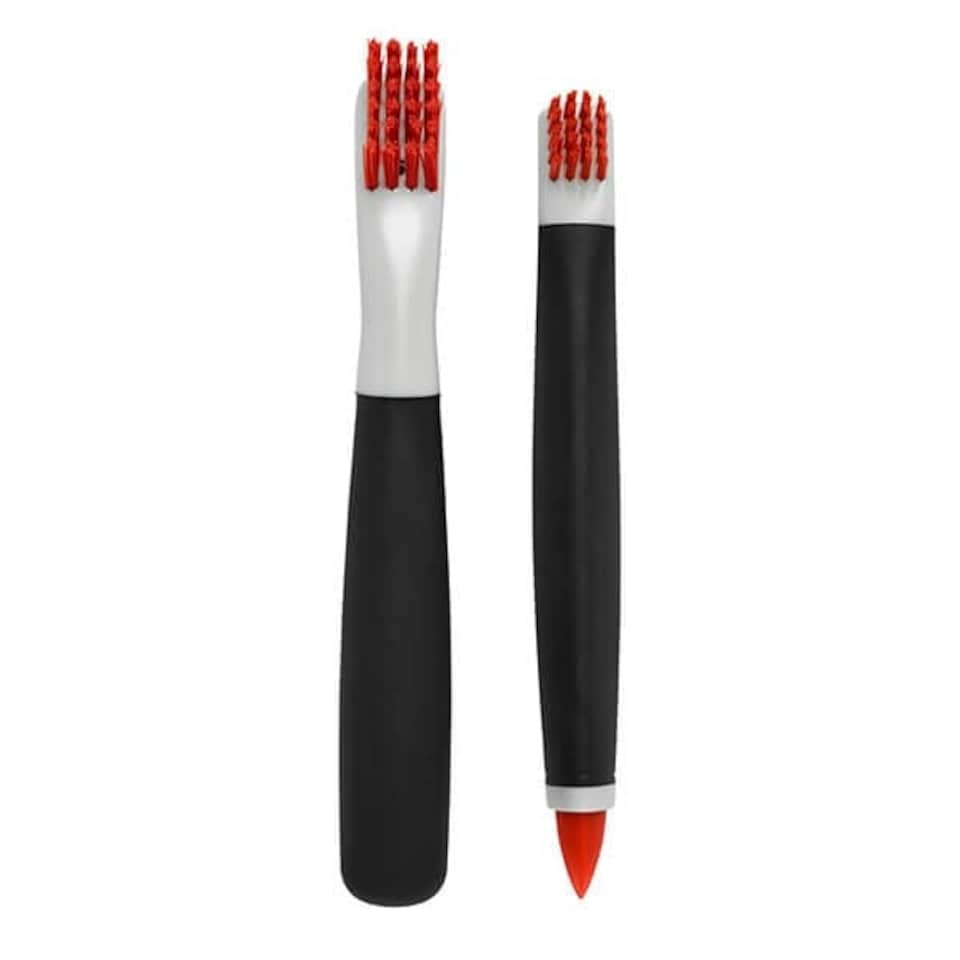 image 1 of OXO Good Grips Orange Deep Clean Brush Set