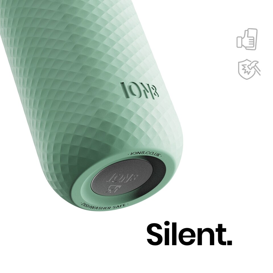 image 1 of ION8 ROAM Insulated Steel Water Bottle, Rubberised, 485ml / 16oz