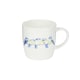 image 3 of KitchenCraft China 425ml British Birds Line Shaped Mug White
