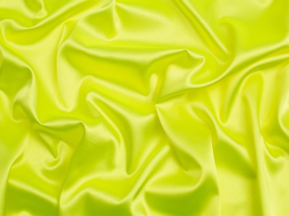 Minerva Core Range Yellow Light Stretch Woven Satin Fabric for Dressmaking, 145cm / 57" Wide - per metre