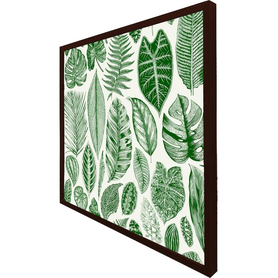 image 1 of Leaves mixed (Picture Frame) Brown | Oak | XL