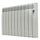 image 1 of 675mm (W) x 585mm (H) - Light Grey Wi-Fi Electric Oil Filled Radiator (Barcelona) - 770 Watts - Depth 97mm - Heats Up To 7m²