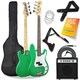 image 10 of 3rd Avenue Electric Bass Guitar Pack with Amp White