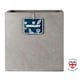 image 1 of Square Box Grey Light Concrete Garden Planter H50 L50 W50 cm, 126 ltrs Cap.