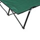image 8 of Outsunny Double Camping Folding Cot Outdoor Portable Sleeping Bed, Green