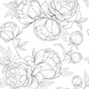 image 1 of Flora Wallpaper in Monochrome | White | Monochrome