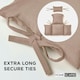 image 6 of Homescapes Luxury Waterproof Egg Chair Cushion With Headrest - Beige