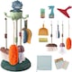 image 1 of Household Cleaning Pretend Play ToyHousehold Cleaning Pretend Play Set with Dinosaur Stand and Accessorieswith Dinosaur Stand and Accessories