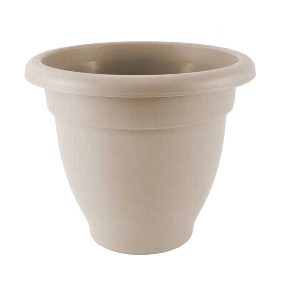 Winchester Round Stone Bell Pot | Brown | Beige | 50cm | 1