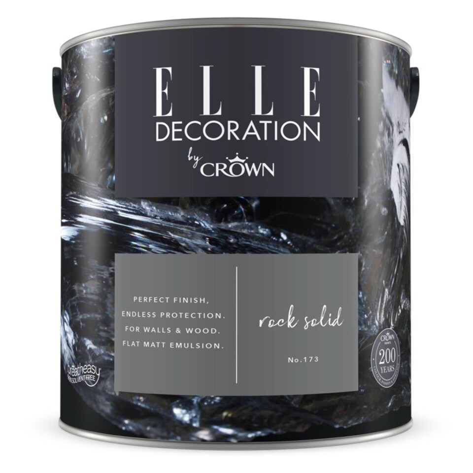 image 1 of Elle (Crown) Flat Matt Rock Solid (173) 2.5L