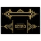 image 1 of Art Deco Retro (Rug) Black | Large: 140x200cm