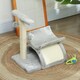 image 6 of PawHut Cat Tree Tower, Rotatable Top Bar, Sisal Post, Tunnel, Balls, Grey