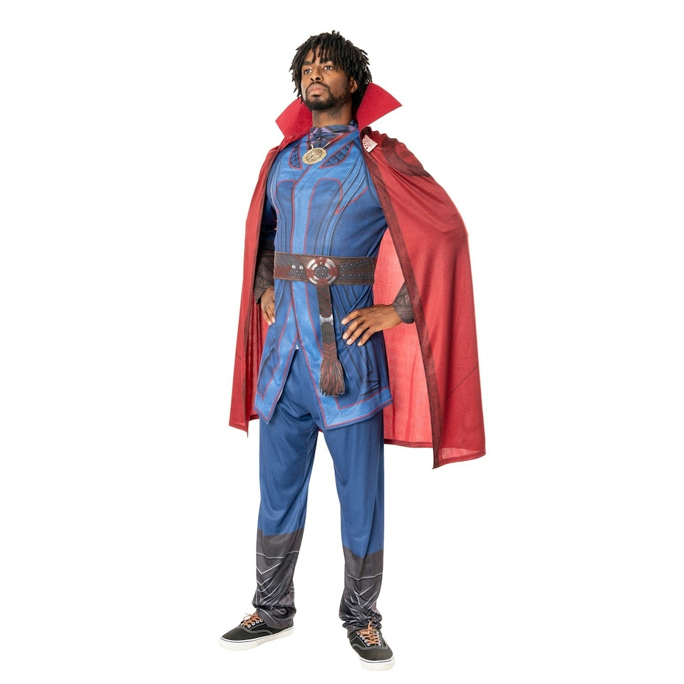 image 1 of Doctor Strange Mens Deluxe Costume - Blue/Red - Standard One Size
