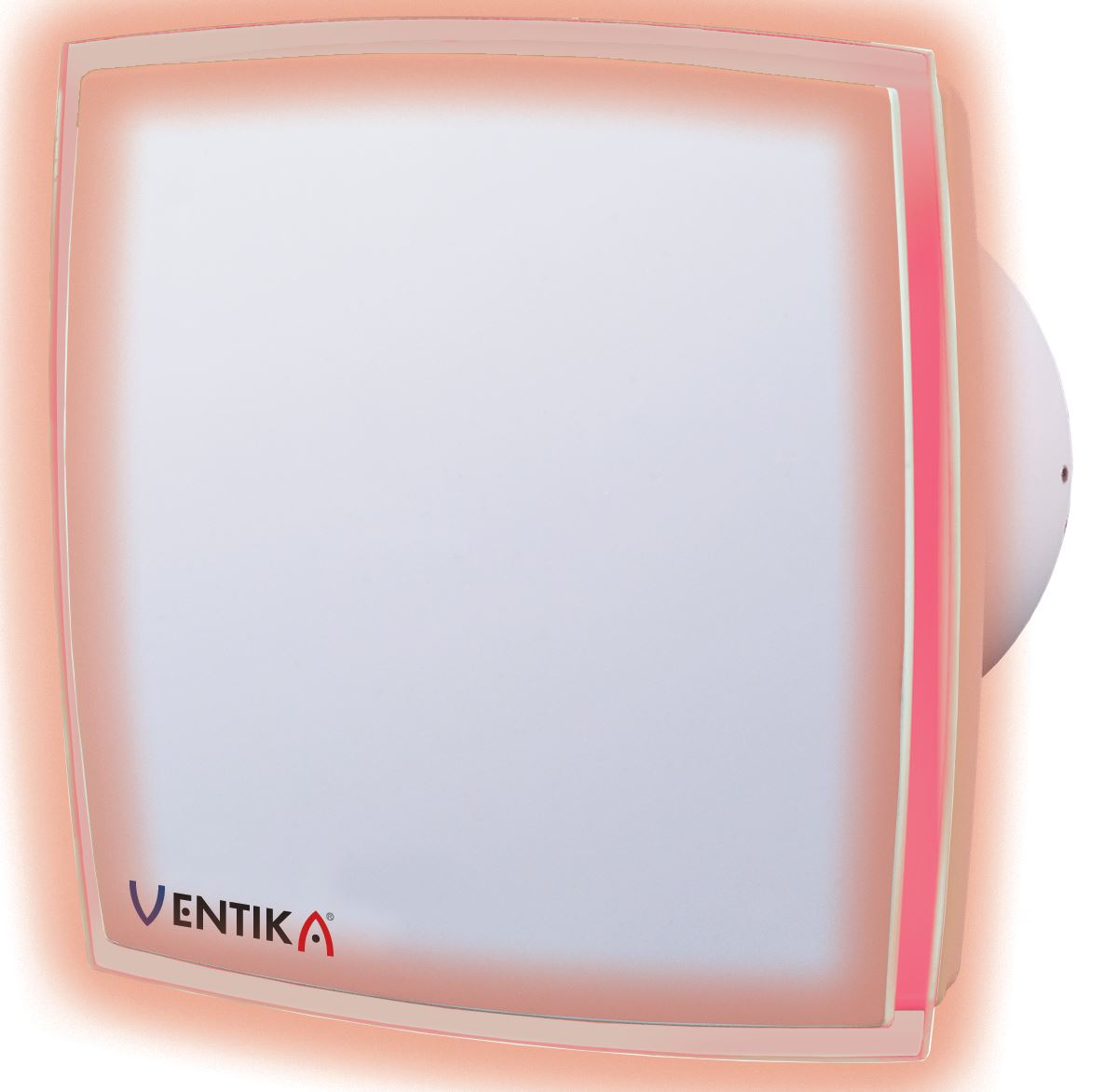 Red LED Lighted Modern Extractor Fan Wall Mounted Domestic Ventilation System