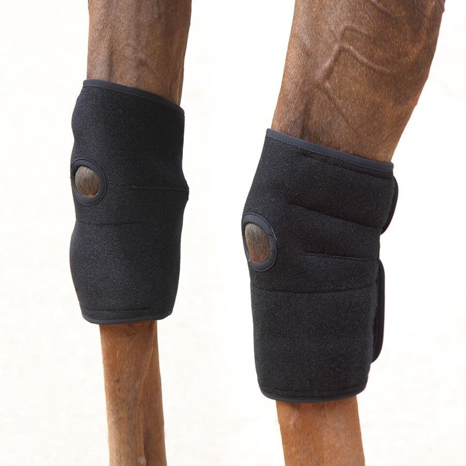 image 1 of Shires Hot/Cold Joint Relief Boots Black | Size: One Size
Colour: Black