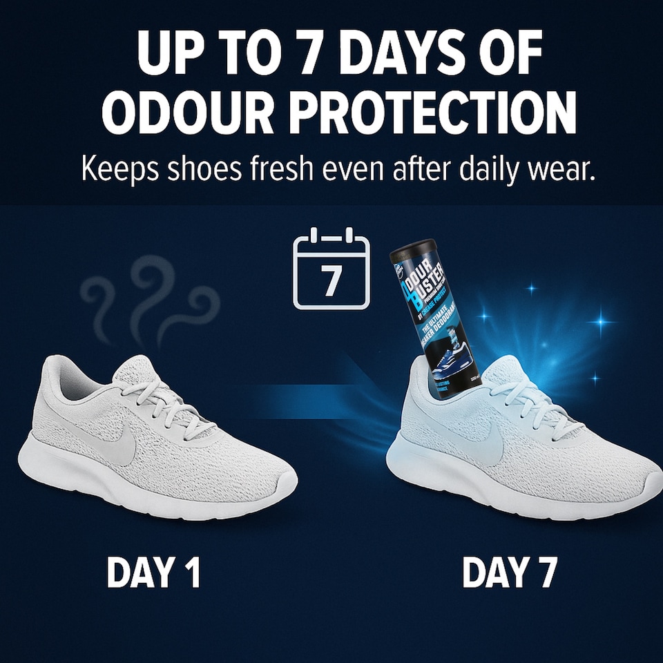 image 1 of Shoe Dedouriser Spray - By Crease Protect (Pack of two)