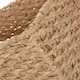 image 4 of Large Thatch Grass Woven Storage Basket | Green | Green