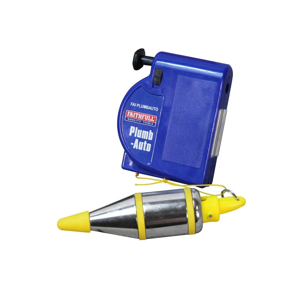 image 1 of Faithfull Plumb-auto Automatic Plumb Line 400g (14oz) - Multi Colour - One Size