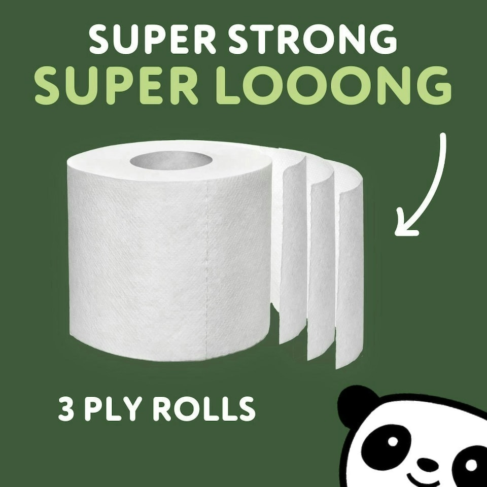 image 1 of Double-Length Natural Colour Bamboo Toilet Paper Brown | Size: 12 Rolls