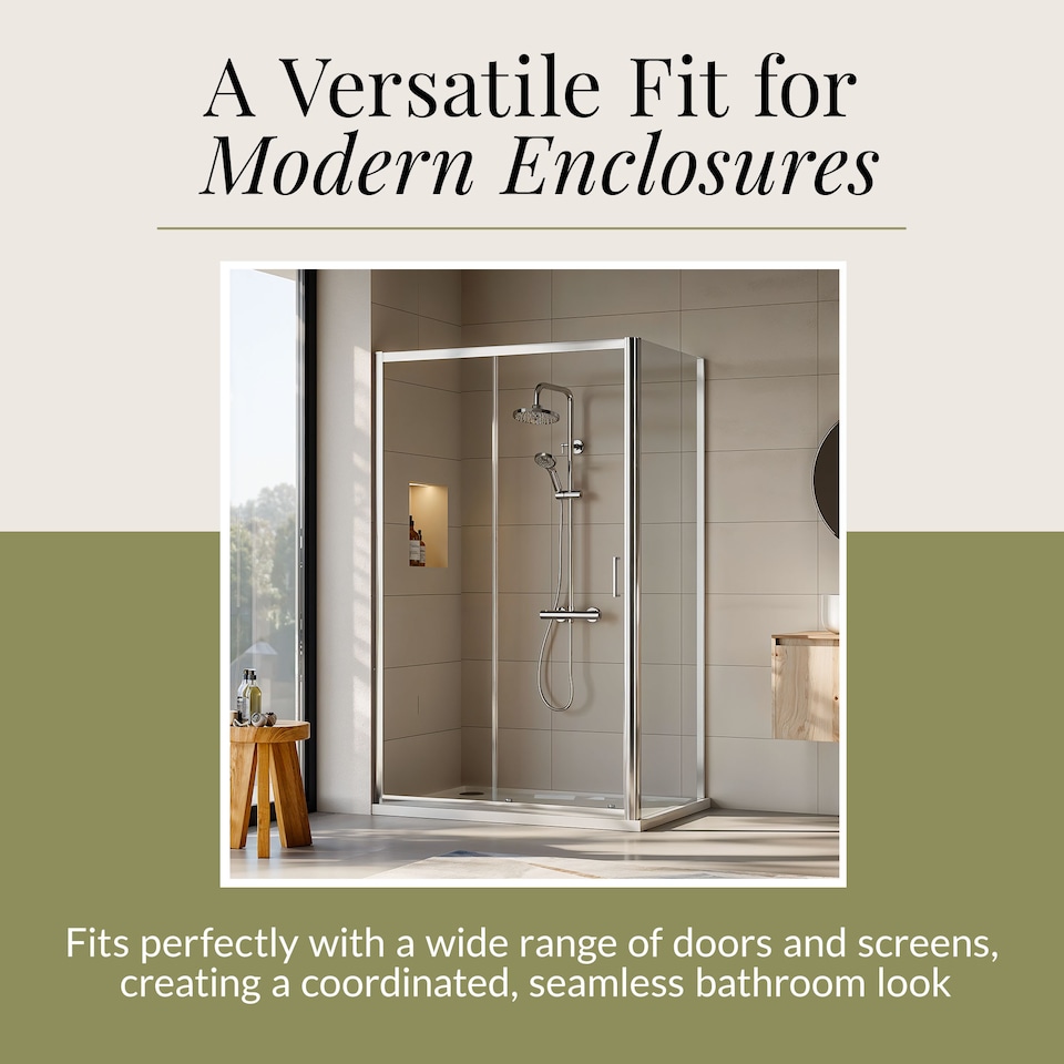 image 1 of 800mm Premium Square Shower Tray - White | White | White | 1