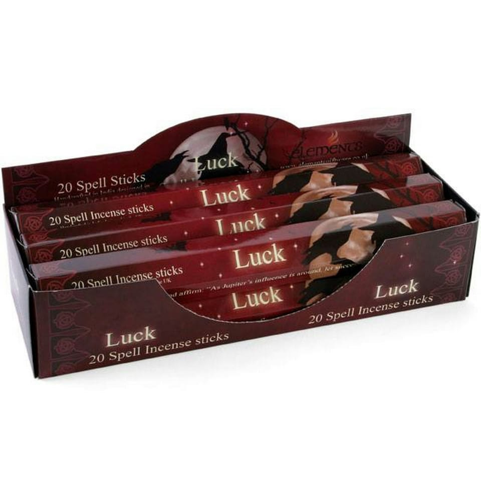 image 1 of Elements Luck Spell Incense Sticks (Box Of 6 Packs) - Red - One Size