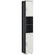 image 1 of kleankin Tall Bathroom Storage Cabinet with Soft Close Mechanism, Grey