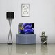image 5 of Centurion Supports PANGEA Grey Beam-Thru CurvedTru-Corner 32"-50" TV Cabinet Grey