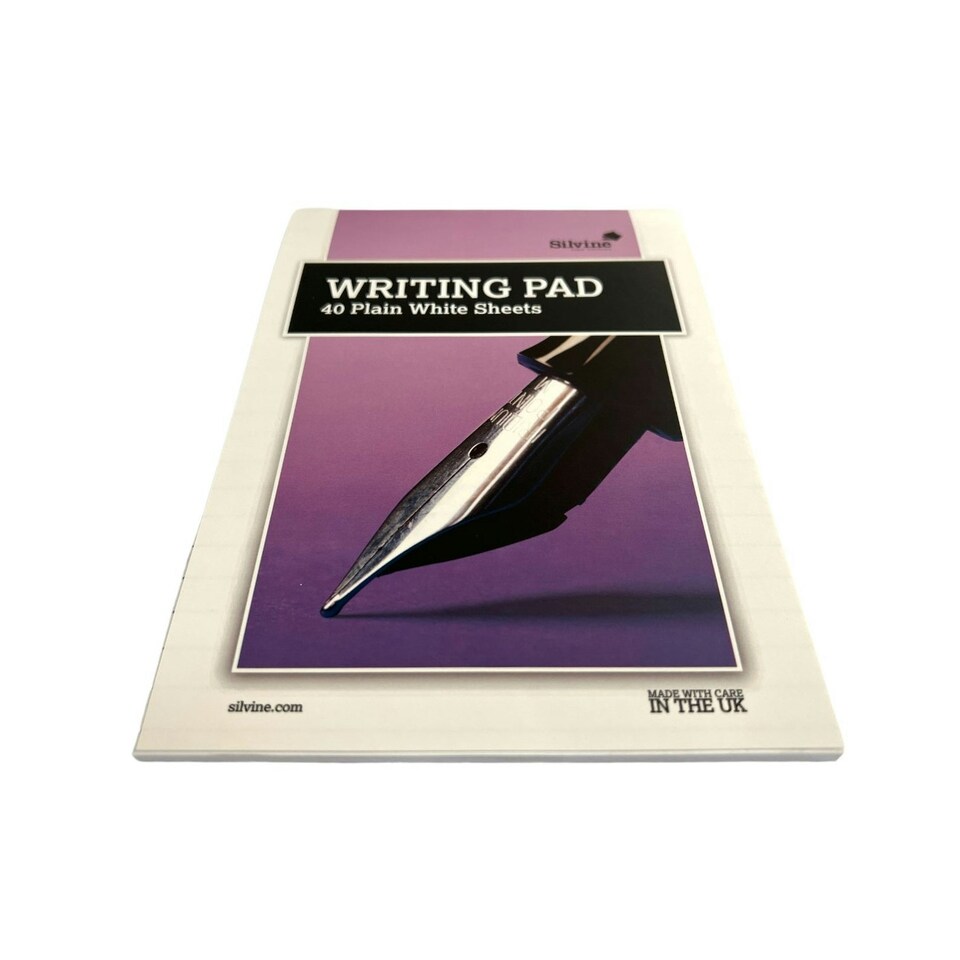 image 1 of A5 Writing Pad - Plain 40 Sheets