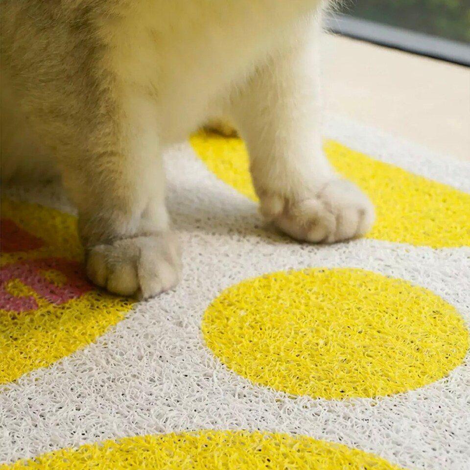 image 1 of ZEZE Abstract Cat Litter Mat