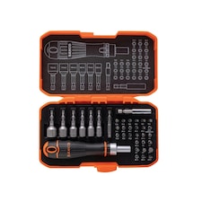 Bahco 59/s36bcr Ratcheting Coloured Bit Set, 36 Piece - Multi Colour - One Size