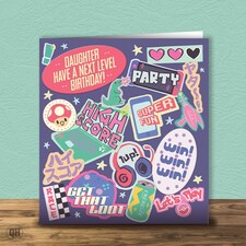 Daughter Birthday Card - Have A Next Level Birthday!