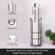 image 3 of Buckingham Floor Standing Toilet Roll Holder - Black