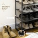 image 5 of HOMCOM Shoe Rack, 8-tier Shoe Storage Shelf for 21-24 Pair Shoes for Entryway